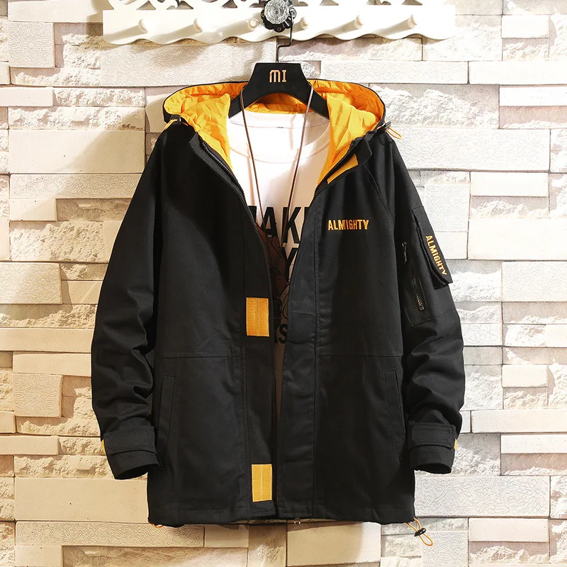 Tooling Jacket Men's 2019 Spring And Autumn Korean-style Trend Handsome Tops INS Casual Versatile Loose-Fit Hooded Coat
Tooling Jacket Men's 2019 Spring And Autumn Korean-style Trend Handsome Tops INS Casual Versatile Loose-Fit Hooded Coat