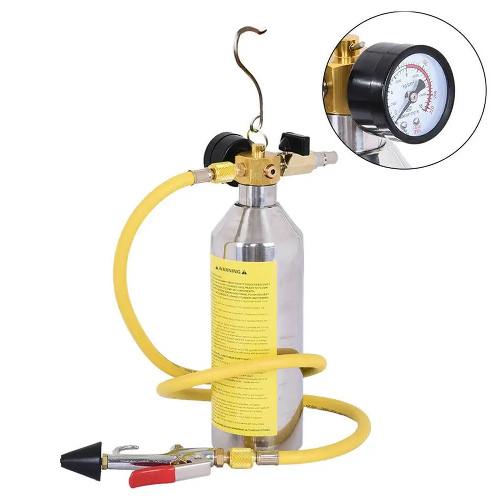 1L Air Conditioner System Flush Canister Gun Kit For R134a R12 R22 R410a R404a Car Air Conditioning Pipe Cleaning Bottle
1L Air Conditioner System Flush Canister Gun Kit For R134a R12 R22 R410a R404a Car Air Conditioning Pipe Cleaning Bottle