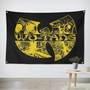 Wu Tang Clan HipHop Large music festival Party background decoration poster banner hanging painting cloth art 56X36 inches
Wu Tang Clan HipHop Large music festival Party background decoration poster banner hanging painting cloth art 56X36 inches
