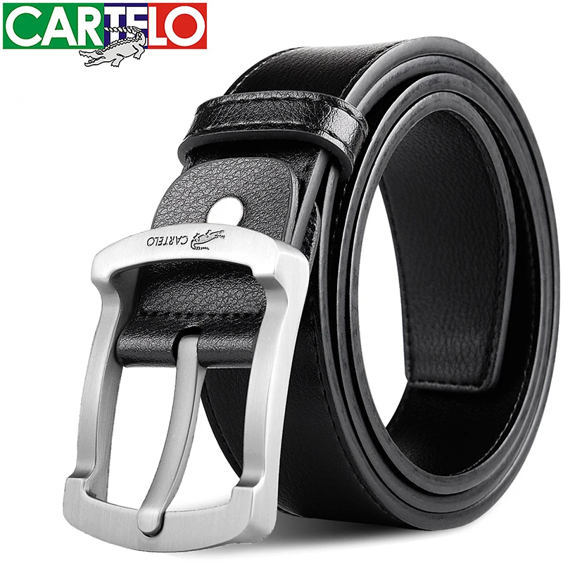 Genuine CARTELO belt men's leather alloy pin buckle belt two-layer cowhide belt fashion fashionable high-quality belt
Genuine CARTELO belt men's leather alloy pin buckle belt two-layer cowhide belt fashion fashionable high-quality belt