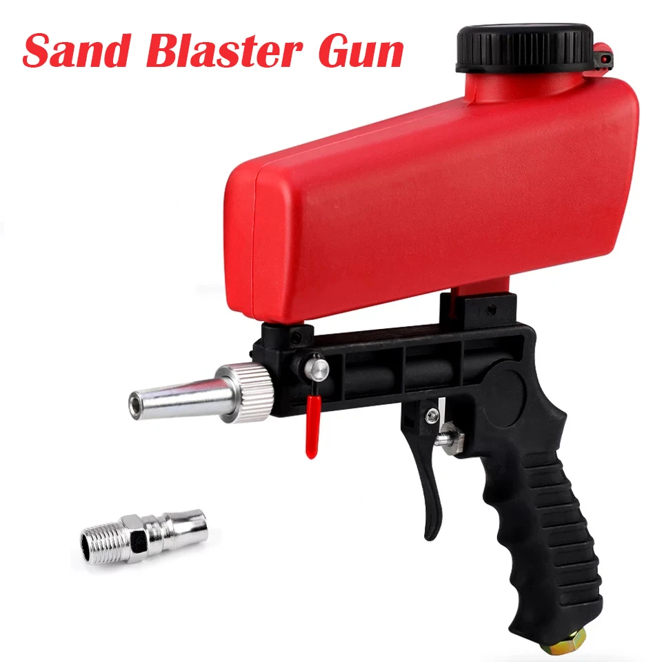 Spray Gun 90psi Portable Gravity Sand blasting Gun Pneumatic tool Small Sand Blasting spray gun Adjustable Sandblaster
Spray Gun 90psi Portable Gravity Sand blasting Gun Pneumatic tool Small Sand Blasting spray gun Adjustable Sandblaster