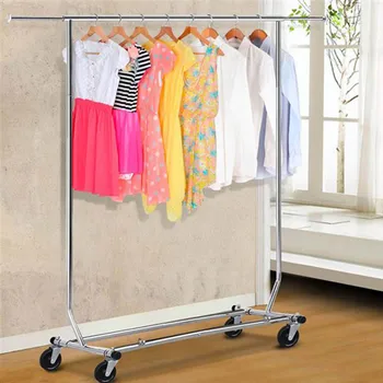 Simple Trending Standard Rod Clothing Garment Rack, Rolling Clothes Organizer on Wheels for Hanging Clothes Storage Clothes Rail
Simple Trending Standard Rod Clothing Garment Rack, Rolling Clothes Organizer on Wheels for Hanging Clothes Storage Clothes Rail