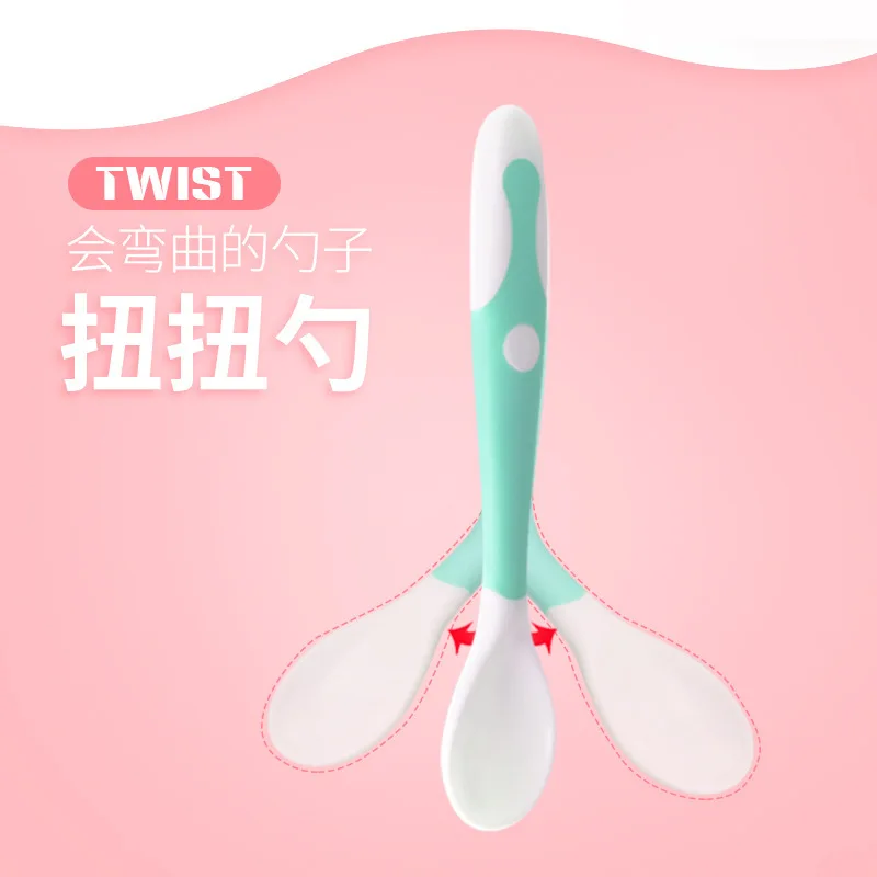 Infants Tableware fu shi shao Flexible Baby Spoon CHILDREN'S Tableware gui jiao shao Baby Tableware Wholesale
Infants Tableware fu shi shao Flexible Baby Spoon CHILDREN'S Tableware gui jiao shao Baby Tableware Wholesale