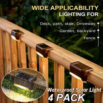 1LED Solar Walkway Lights Street Lamp Eco-Friendly Home Outdoor Light Controlled Durable Wall Light 4pcs
1LED Solar Walkway Lights Street Lamp Eco-Friendly Home Outdoor Light Controlled Durable Wall Light 4pcs