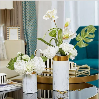 MODERN MARBLE PATTERN CERAMIC VASE SIMULATION FLOWER ARRANGEMENT HOME LIVINGROOM FURNISHING CRAFTS PORCH TV CABINET DECORATION
MODERN MARBLE PATTERN CERAMIC VASE SIMULATION FLOWER ARRANGEMENT HOME LIVINGROOM FURNISHING CRAFTS PORCH TV CABINET DECORATION