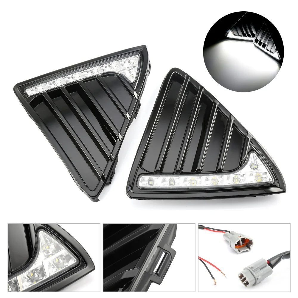 2x 12V DRL Daytime Running Lights LED Daylight Fog lamp waterproof with dimming style Relay For Ford Focus 3 MK3 2012 2013 2014
2x 12V DRL Daytime Running Lights LED Daylight Fog lamp waterproof with dimming style Relay For Ford Focus 3 MK3 2012 2013 2014