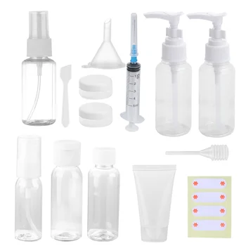 14Pcs Travel Subpackaging Bottle Set Cosmetics Container Sanitizer Bottle Lotion Bottle Spray Bottle White
14Pcs Travel Subpackaging Bottle Set Cosmetics Container Sanitizer Bottle Lotion Bottle Spray Bottle White