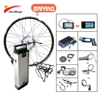 Bafang 36V 350W eBike Conversion Kit With Battery Rear Rack Electric Bicycle Kit 26" 700C(28") Motorized Wheel Bafang Hub Motor
Bafang 36V 350W eBike Conversion Kit With Battery Rear Rack Electric Bicycle Kit 26" 700C(28") Motorized Wheel Bafang Hub Motor