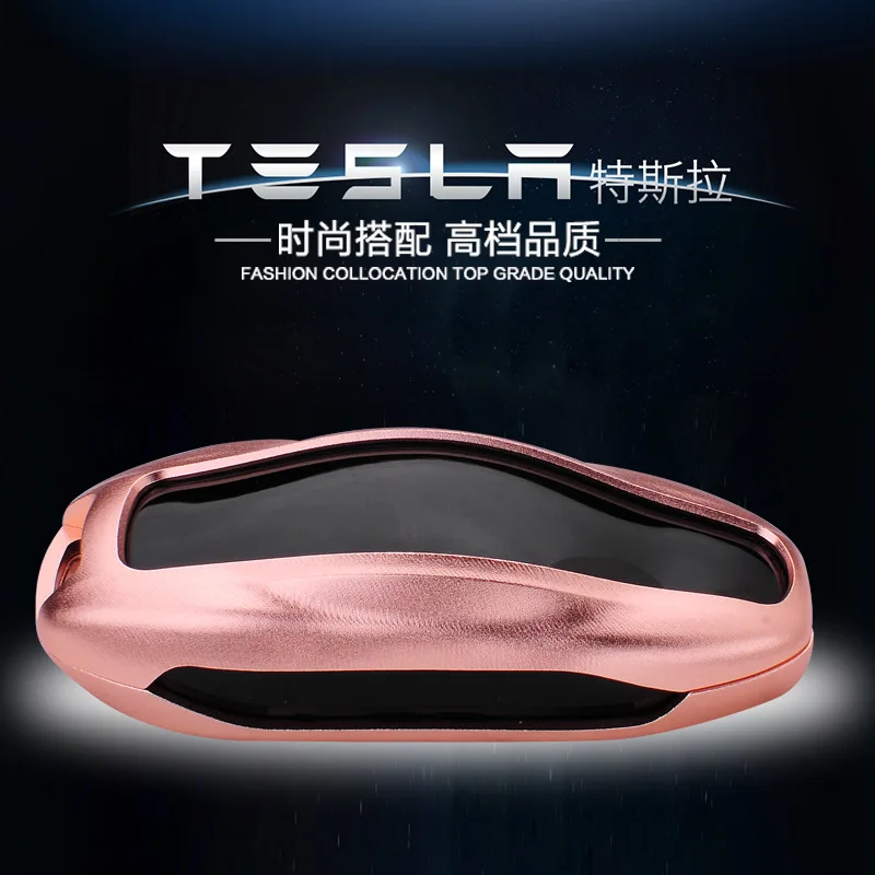Only in Tesla Key Cover Model-S Model-X Automobile Remote Control Protective Case Aluminum Alloy Metal Casing Buckle
Only in Tesla Key Cover Model-S Model-X Automobile Remote Control Protective Case Aluminum Alloy Metal Casing Buckle