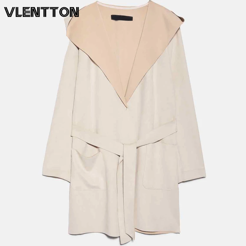 Autumn Winter Women Vintage Suede Hooded Trench Coats Solid Belt Oversize Long Jackets Tops Female Outwear Loose Windbreaker
Autumn Winter Women Vintage Suede Hooded Trench Coats Solid Belt Oversize Long Jackets Tops Female Outwear Loose Windbreaker