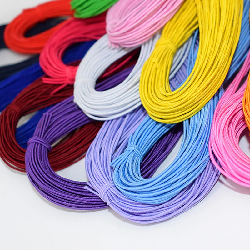 1.2mm 20M/Lot Elastic Rope Rubber Band Tape Round Elastic Bands Line Thread For DIY Clothing Sewing Accessories Stretch Cord
1.2mm 20M/Lot Elastic Rope Rubber Band Tape Round Elastic Bands Line Thread For DIY Clothing Sewing Accessories Stretch Cord