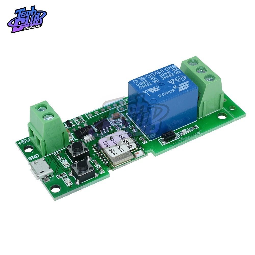 eWelink WiFi Switch Relay Shield Inching/Self-locking Relay Module DC 5V-12V for Alexa Google Home Smart Home
eWelink WiFi Switch Relay Shield Inching/Self-locking Relay Module DC 5V-12V for Alexa Google Home Smart Home
