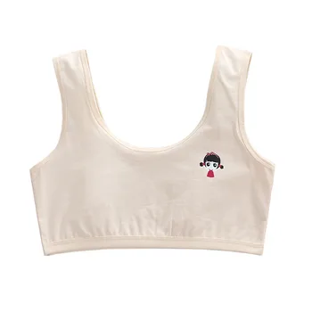 Girls underwear teens cotton Bra cartoon kids clothes Sleeveless double vest sport girls Training bra tops girls Crop Top
Girls underwear teens cotton Bra cartoon kids clothes Sleeveless double vest sport girls Training bra tops girls Crop Top