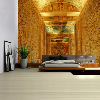 

Ancient Egyptian Mural Tapestry Wall Pharaoh Hanging Bedspread Mats Hippie Style Backdrop Cloth Home Decor 150x100cm/150x130cm