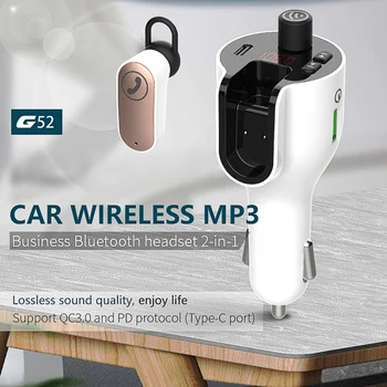 New Bluetooth 5.0 FM Transmitter Handsfree In-Ear Earphone Car MP3 Player Support Type-C USB Charger
New Bluetooth 5.0 FM Transmitter Handsfree In-Ear Earphone Car MP3 Player Support Type-C USB Charger