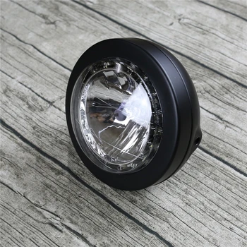 Vintage Motorcycle LED Headlamp Assembly High End Motorbikes Custom High Brightness Front Lamp LED DRL Headlight Matt Black
Vintage Motorcycle LED Headlamp Assembly High End Motorbikes Custom High Brightness Front Lamp LED DRL Headlight Matt Black