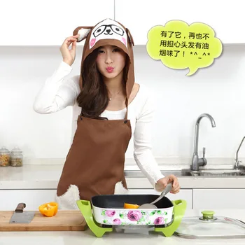 Lovely Cartoon Sprouting Sheep Kitchen Dustproof Defence Oil Hair Bring Hat Apron Suit
Lovely Cartoon Sprouting Sheep Kitchen Dustproof Defence Oil Hair Bring Hat Apron Suit