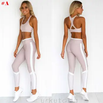 Women Crop Top+Yoga Leggings Trousers Gym Workout Outfit Set Athletic Apparel Outfit Set Print Stretch High Waist Breathable 
Women Crop Top+Yoga Leggings Trousers Gym Workout Outfit Set Athletic Apparel Outfit Set Print Stretch High Waist Breathable