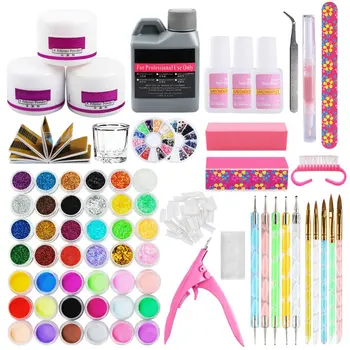 Acrylic Power Manicure Nail Kit Acrylic Tips Cutter Glitter Rhinestones File Brush Manicure Nail Art Tool Set Gel Kit 
Acrylic Power Manicure Nail Kit Acrylic Tips Cutter Glitter Rhinestones File Brush Manicure Nail Art Tool Set Gel Kit