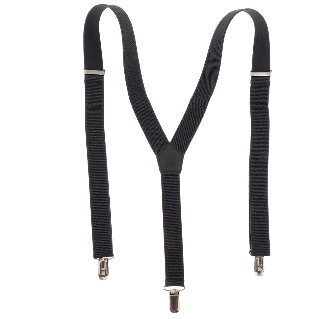 Mens Skinny Suspenders Y Back Wide Elastic Adjustable Trouser Clips Braces for Work Special Event or with Casual Attire Mens Skinny Suspenders Y Back Wide Elastic Adjustable Trouser Clips Braces for Work Special Event or with Casual Attire