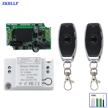 Bedroom/Hall/Ceiling Lamp Universal Wireless Remote Control Switch AC 85V-220V RF Relay Receiver Module with Key Fob Transmitter
Bedroom/Hall/Ceiling Lamp Universal Wireless Remote Control Switch AC 85V-220V RF Relay Receiver Module with Key Fob Transmitter