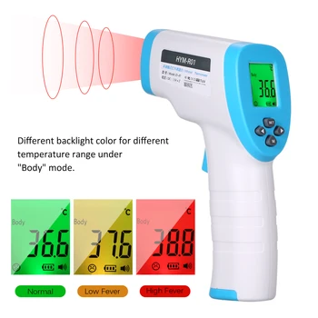 Digital Thermometer Infrared Body Thermometer High Accuracy Non-Contact Ear Forehead termometro infrarojo digital Led Display
Digital Thermometer Infrared Body Thermometer High Accuracy Non-Contact Ear Forehead termometro infrarojo digital Led Display
