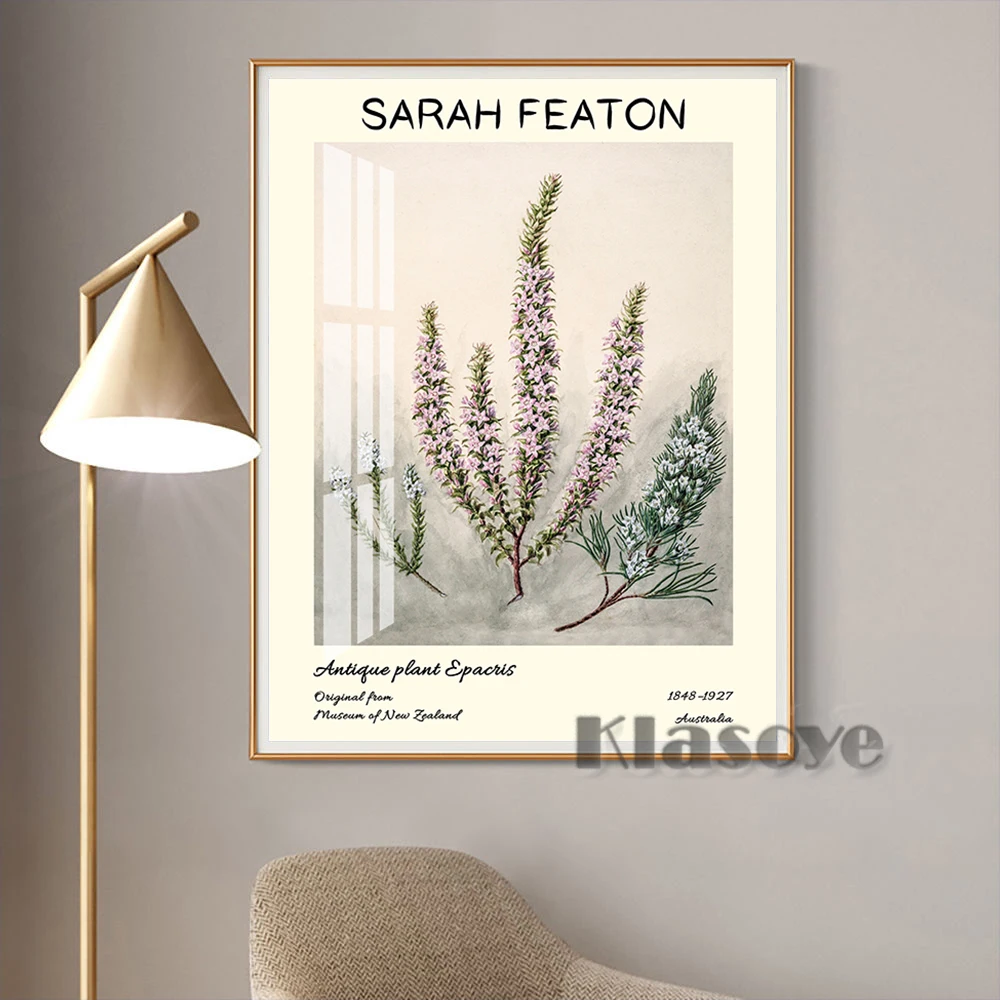 Sarah Featon Fleur Antique Style Botanical Prints Exhibition Museum Poster Retro Wall Art Canvas Painting Living Room Home Decor
Sarah Featon Fleur Antique Style Botanical Prints Exhibition Museum Poster Retro Wall Art Canvas Painting Living Room Home Decor