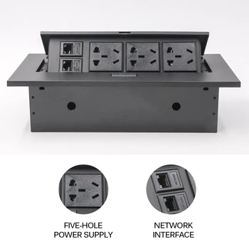 Slide Up Multimedia Desktop Socket Information Outlet Panel AC Socket Network Desktop Multimedia Desktop Socket For Dropship
Slide Up Multimedia Desktop Socket Information Outlet Panel AC Socket Network Desktop Multimedia Desktop Socket For Dropship