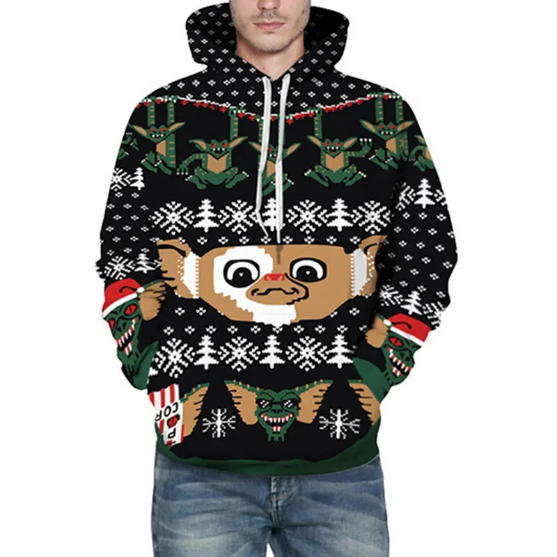LOOZYKIT 2019 New Christmas Printing Loose Large Size Hooded Couple Sweatshirts Men Women Spring Autumn Unisex Pollover Tops
LOOZYKIT 2019 New Christmas Printing Loose Large Size Hooded Couple Sweatshirts Men Women Spring Autumn Unisex Pollover Tops