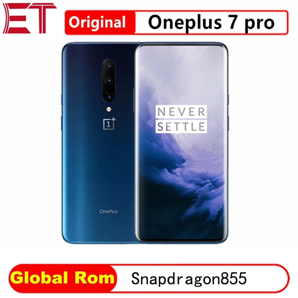 Новый мобильный телефон Oneplus 7 Pro 12 Гб 256 ГБ Восьмиядерный процессор Snapdragon855 6 67