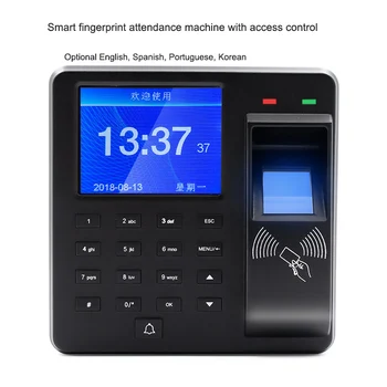 Intelligent Fingerprint Attendance Machine With Access ControlSwipe ID Card Password Unlock Employee Smart Clock Recorder
Intelligent Fingerprint Attendance Machine With Access ControlSwipe ID Card Password Unlock Employee Smart Clock Recorder