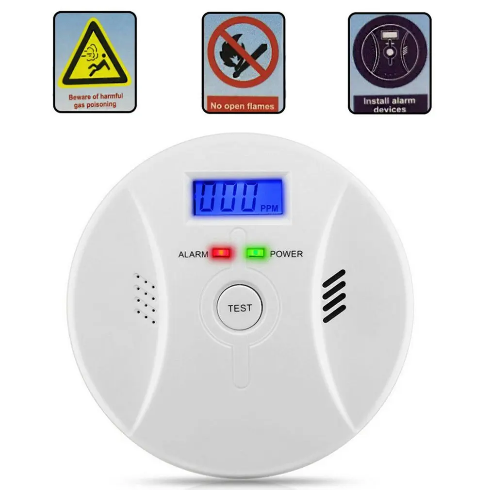 LCD Display Carbon Monoxide Smoke Detector Poisoning Gas Warning Sensor Alarm Gas Alarm For Factory Safety
LCD Display Carbon Monoxide Smoke Detector Poisoning Gas Warning Sensor Alarm Gas Alarm For Factory Safety
