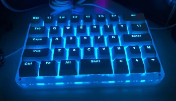 38 Keys Portable Mini Mechanical Blue Light Keyboard Cherry Mx Switches One Hand Programmable Keybard For Game Drawing OSU
38 Keys Portable Mini Mechanical Blue Light Keyboard Cherry Mx Switches One Hand Programmable Keybard For Game Drawing OSU