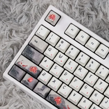 DYE Fetish Fine Koi Keycaps OEM Profile 108 Keys PBT 5 Faces Sublimation Keycap Compatible GK61 87 104 108 Mechanical Keyboards
DYE Fetish Fine Koi Keycaps OEM Profile 108 Keys PBT 5 Faces Sublimation Keycap Compatible GK61 87 104 108 Mechanical Keyboards