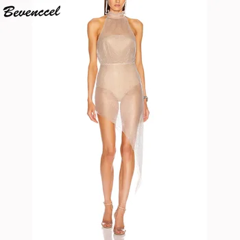 Bevenccel Celebrity Evening Party Dress Women 2020 New Sexy Sleeveless Lace Sequins Bodycon Summer Bandage Dress Vestidos 
Bevenccel Celebrity Evening Party Dress Women 2020 New Sexy Sleeveless Lace Sequins Bodycon Summer Bandage Dress Vestidos