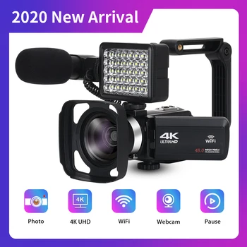 2020 New Arrival 4K Video Camera Camcorder Webcam For Youtube 48MP Built-in Fill Light 270 Degree Rotation Touch Screen Handycam
2020 New Arrival 4K Video Camera Camcorder Webcam For Youtube 48MP Built-in Fill Light 270 Degree Rotation Touch Screen Handycam