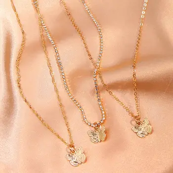 JJFOUCS 2020 New Fashion Metal Butterfly Pendant Necklace For Women Girls Twist Chain Necklace Elegant Sweet Jewelry Gift 
JJFOUCS 2020 New Fashion Metal Butterfly Pendant Necklace For Women Girls Twist Chain Necklace Elegant Sweet Jewelry Gift