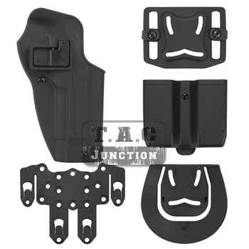 Tactical CQC Serpa Quick Right Hand Paddle Belt Loop Pistol Holster w/ MOLLE Platform & Magazine Pouch For Beretta 92 96 M9 M92
Tactical CQC Serpa Quick Right Hand Paddle Belt Loop Pistol Holster w/ MOLLE Platform & Magazine Pouch For Beretta 92 96 M9 M92