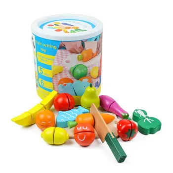 Wooden Fruit Vegetables Kitchen Pretend Role Play Cutting Food Developmental Playset With Cutter Chopping Board Funny
Wooden Fruit Vegetables Kitchen Pretend Role Play Cutting Food Developmental Playset With Cutter Chopping Board Funny