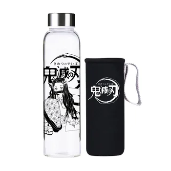 1pcs Anime One Piece Demon Slayer Naruto Glass Bottle Cartoon Character Monkey D Luffy Water Cup With cup Sleeve Drinkware 550ml
1pcs Anime One Piece Demon Slayer Naruto Glass Bottle Cartoon Character Monkey D Luffy Water Cup With cup Sleeve Drinkware 550ml