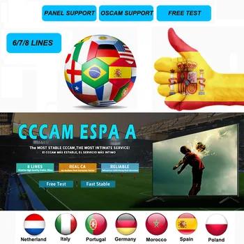 Cccam Espa A 8 lines osccam HD Satellite Receiver Europe Germany Italy Poland España Satxtrem for TV Server 1 Year Free Stable
Cccam Espa A 8 lines osccam HD Satellite Receiver Europe Germany Italy Poland España Satxtrem for TV Server 1 Year Free Stable
