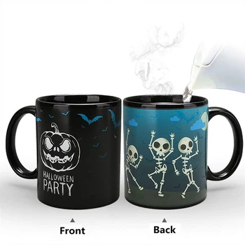 Halloween Discoloration Cute Skull Pattern Novelty Personality Ceramic Mug 330ml NEW!
Halloween Discoloration Cute Skull Pattern Novelty Personality Ceramic Mug 330ml NEW!