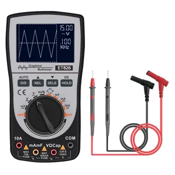 Upgraded MUSTOOL MT8206 2 in 1 Intelligent Digital Oscilloscope Multimeter with Analog Bar Graph Color Screen
Upgraded MUSTOOL MT8206 2 in 1 Intelligent Digital Oscilloscope Multimeter with Analog Bar Graph Color Screen