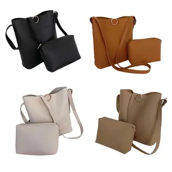 2pcs/set Hot Sale Handbags Wear-resistant Portable Simple Shoulder Handbags Women PU Leather Clutch Bucket Crossbody Bag
2pcs/set Hot Sale Handbags Wear-resistant Portable Simple Shoulder Handbags Women PU Leather Clutch Bucket Crossbody Bag
