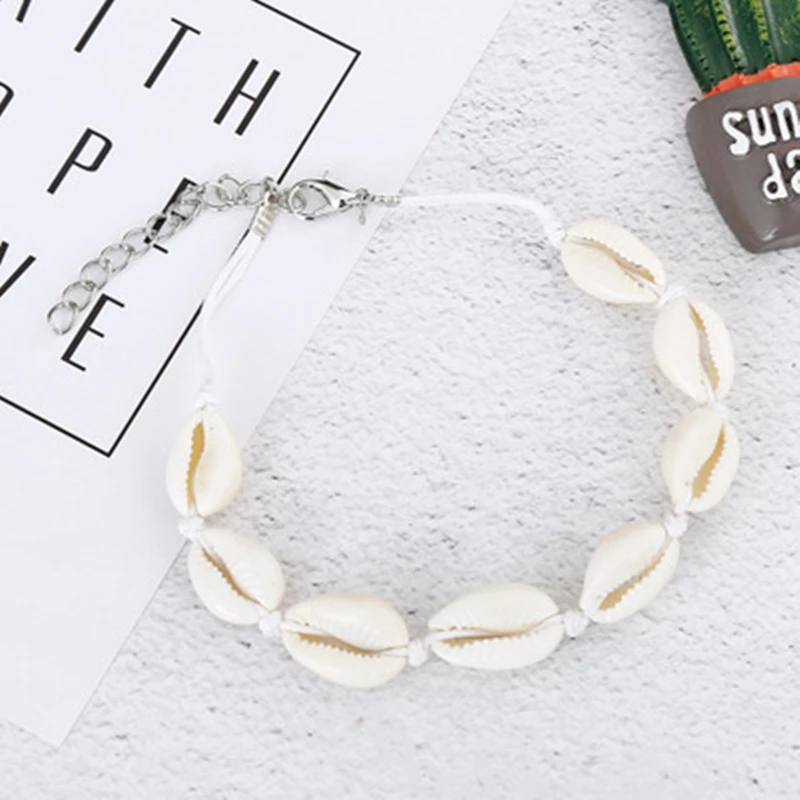 Hot Sale Handmade Natural Seashell Hand Knitted Bracelet Shell Bracelets Women Accessories Strand Bracelet with Beads Best Frien
Hot Sale Handmade Natural Seashell Hand Knitted Bracelet Shell Bracelets Women Accessories Strand Bracelet with Beads Best Frien