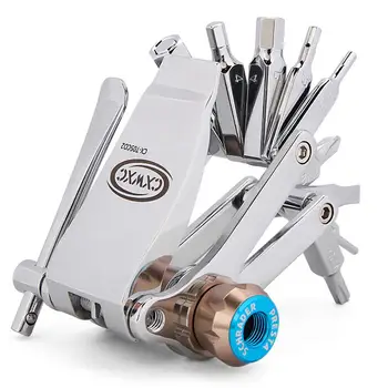 Bicycle Repair Tools Kit Multifunctional Portable Compact Mountain Bike Repair Combination Tool