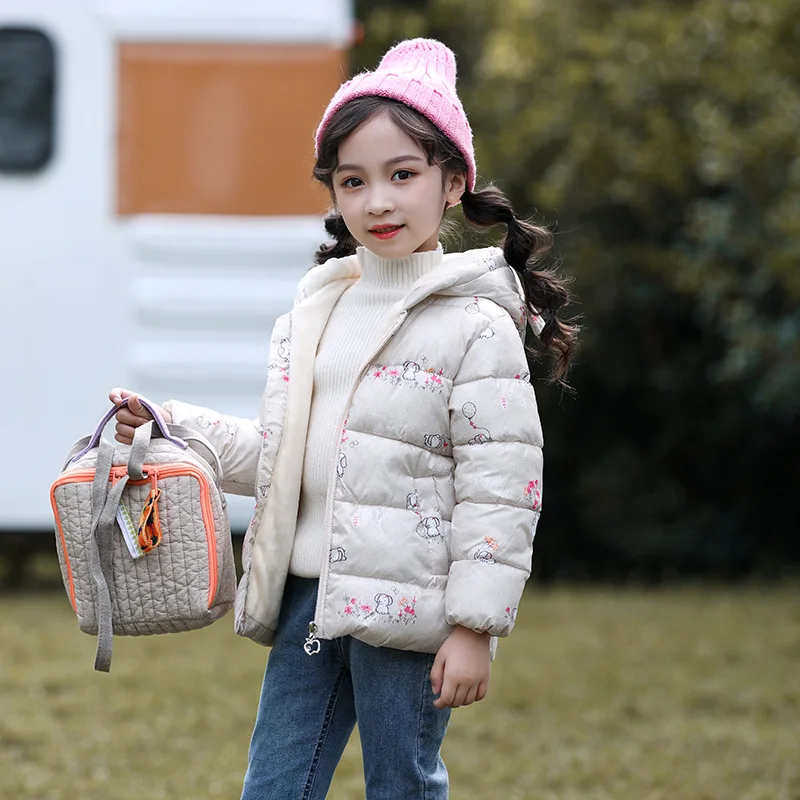 Girls printing Down Jacket Small Children lovely Cotton Child Padded Jacket Hooded Ears Coat Keep Warm Windproof Winter Clothes
Girls printing Down Jacket Small Children lovely Cotton Child Padded Jacket Hooded Ears Coat Keep Warm Windproof Winter Clothes