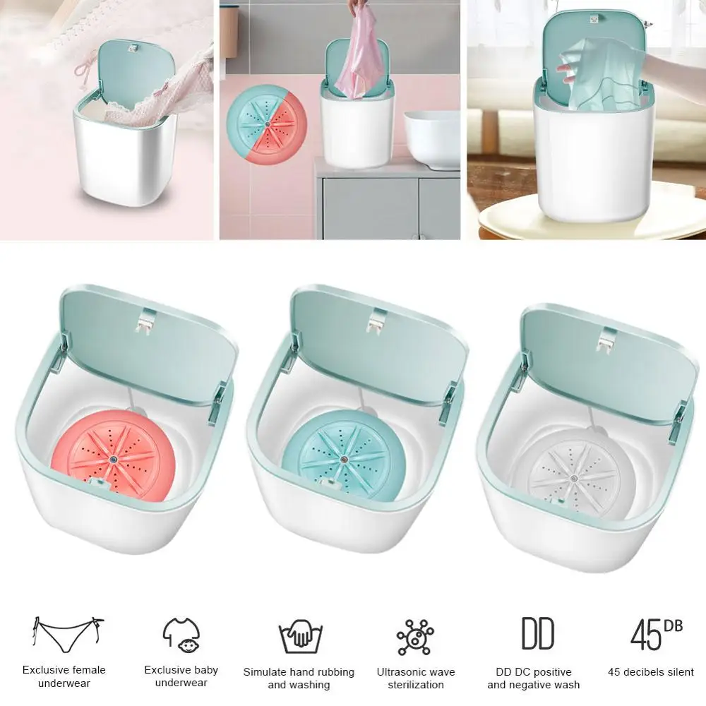 3.8L Ultrasonic Turbo Mini Washing Machine Household Small Portable USB Super Shock Wave Washing Machine can Wash Underwear Tool
3.8L Ultrasonic Turbo Mini Washing Machine Household Small Portable USB Super Shock Wave Washing Machine can Wash Underwear Tool