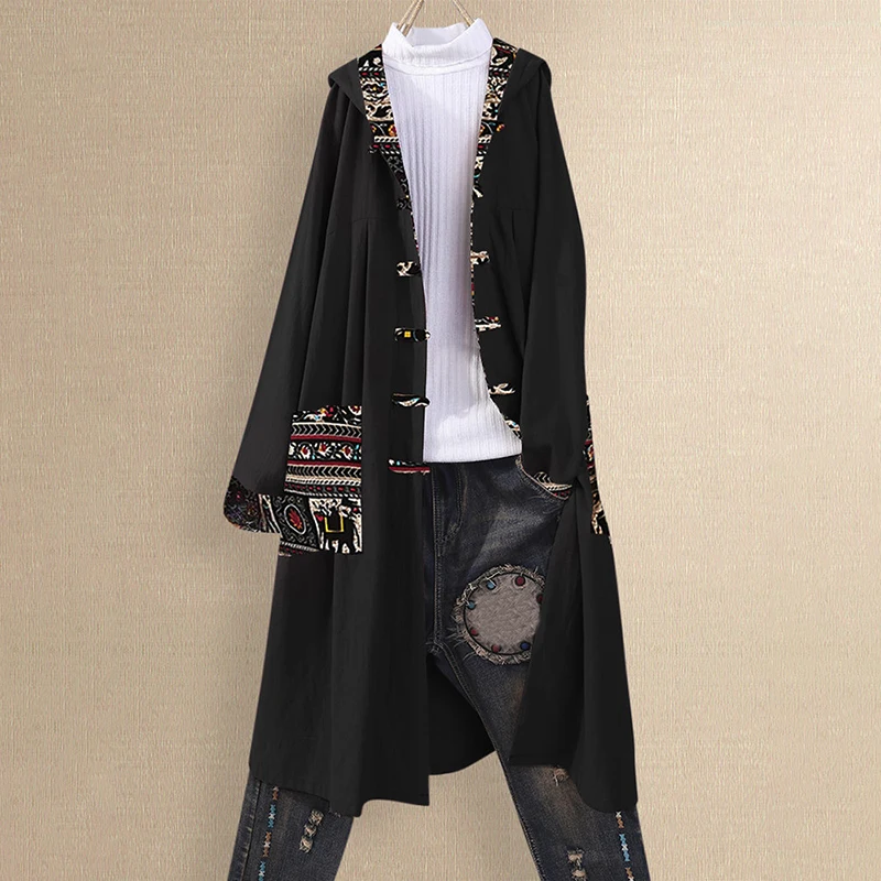 Women Coat Ladies Tops Autumn Printed Casual Fashion Winter Long Sleeve Stand Neck Long Coat
Women Coat Ladies Tops Autumn Printed Casual Fashion Winter Long Sleeve Stand Neck Long Coat