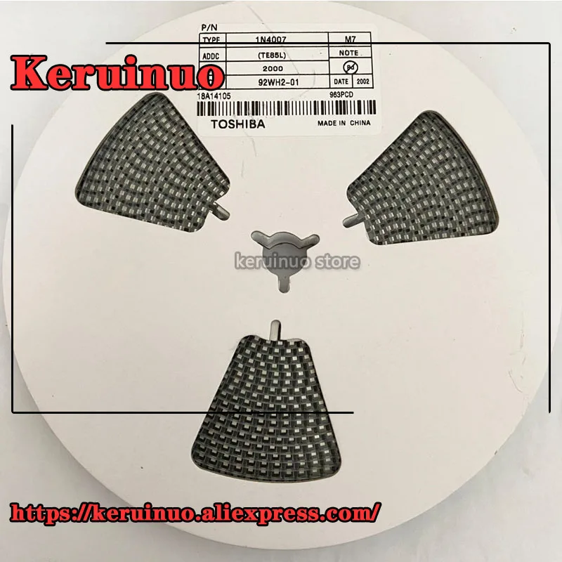 2000 шт./лот диод M7 1N4007 SMD 1A 1000 В выпрямительный новинка | Мобильные телефоны и